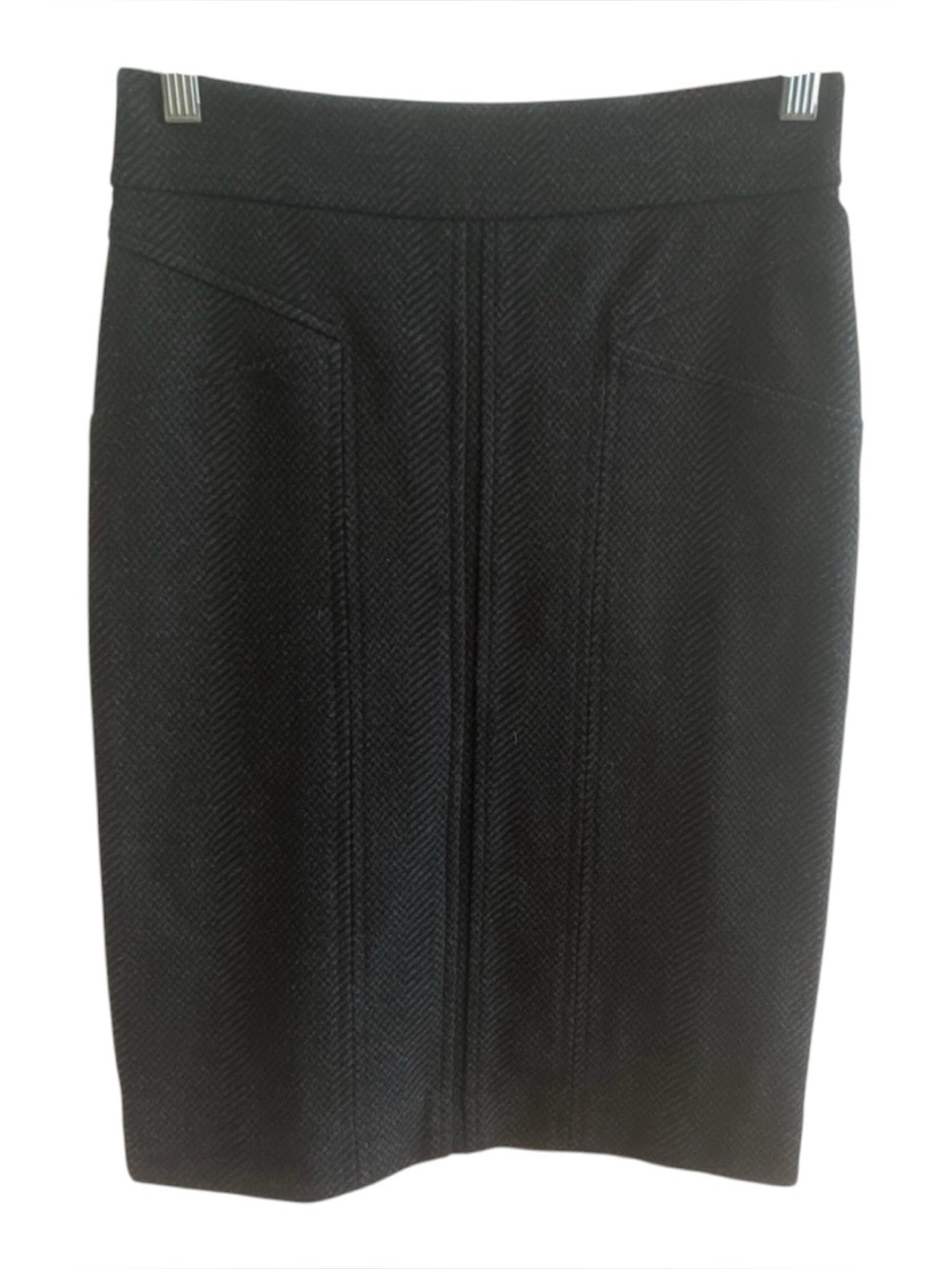 BCBG Charcoal Knit Pencil Skirt Size XS Great Condition